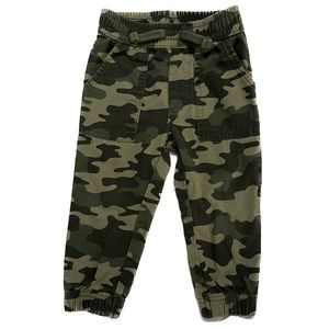 Camo Chino Joggers w/ Front Pockets